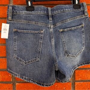 Banana Republic Blue Jean Shorts- High waisted petite. Brand New